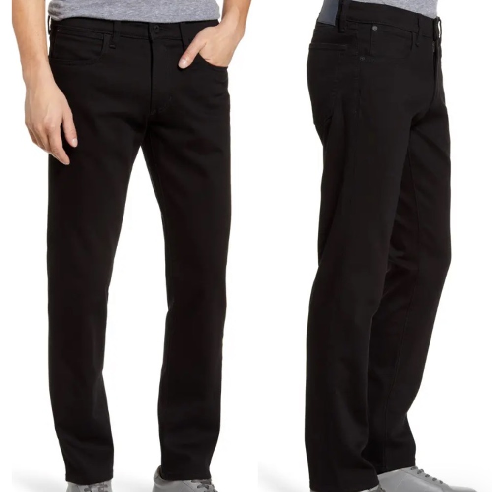 Bonobos black jeans with a little stretch.